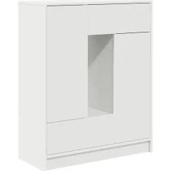 Aparador Rosal 2 puertas + 2 cajones + compartimento blanco 90x73x31 cm
