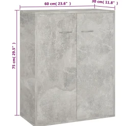 Aparador Soft puerta doble 75x60x30 cm