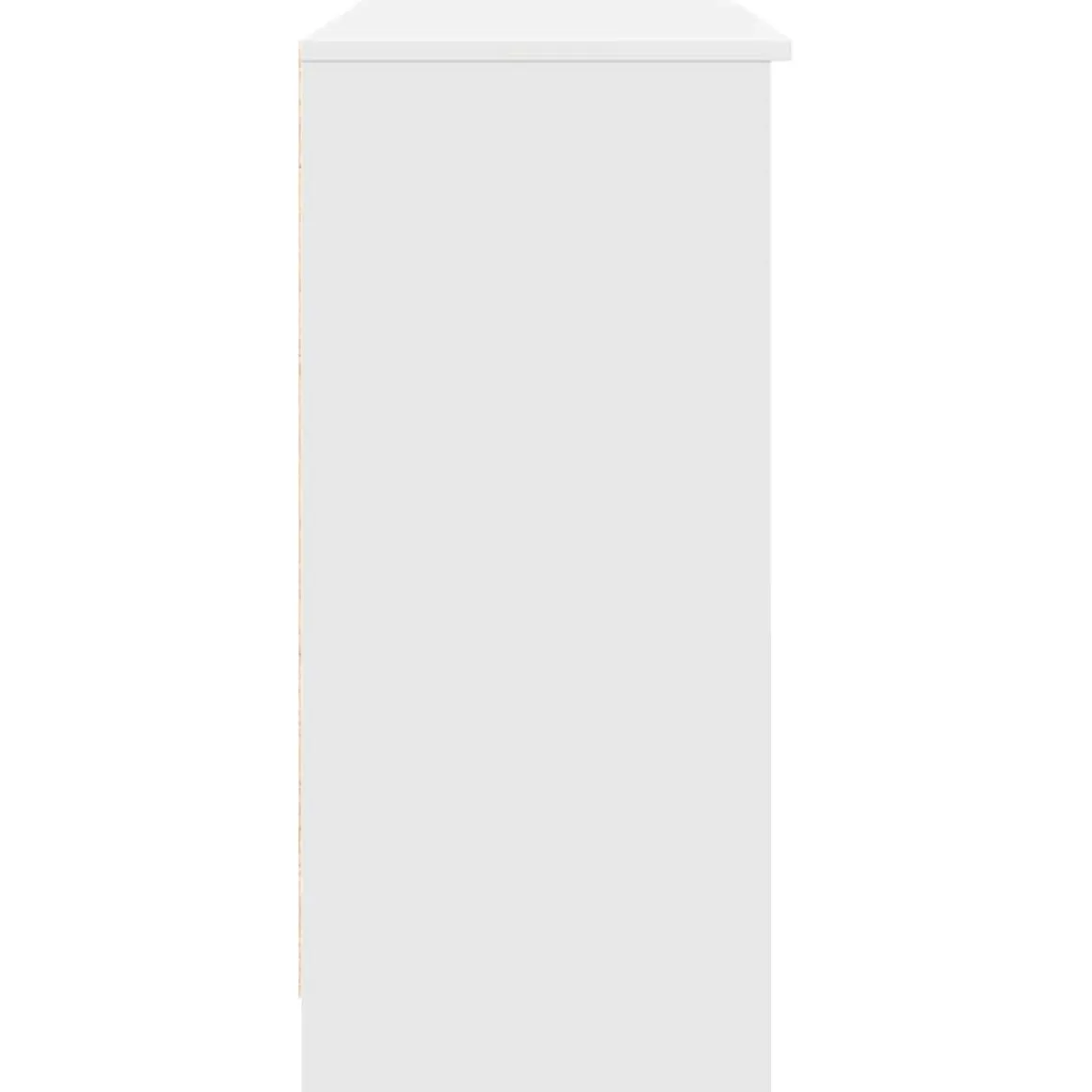 Aparador Tundra 4 compartimentos + cajón + puerta blanco 76x101x35 cm