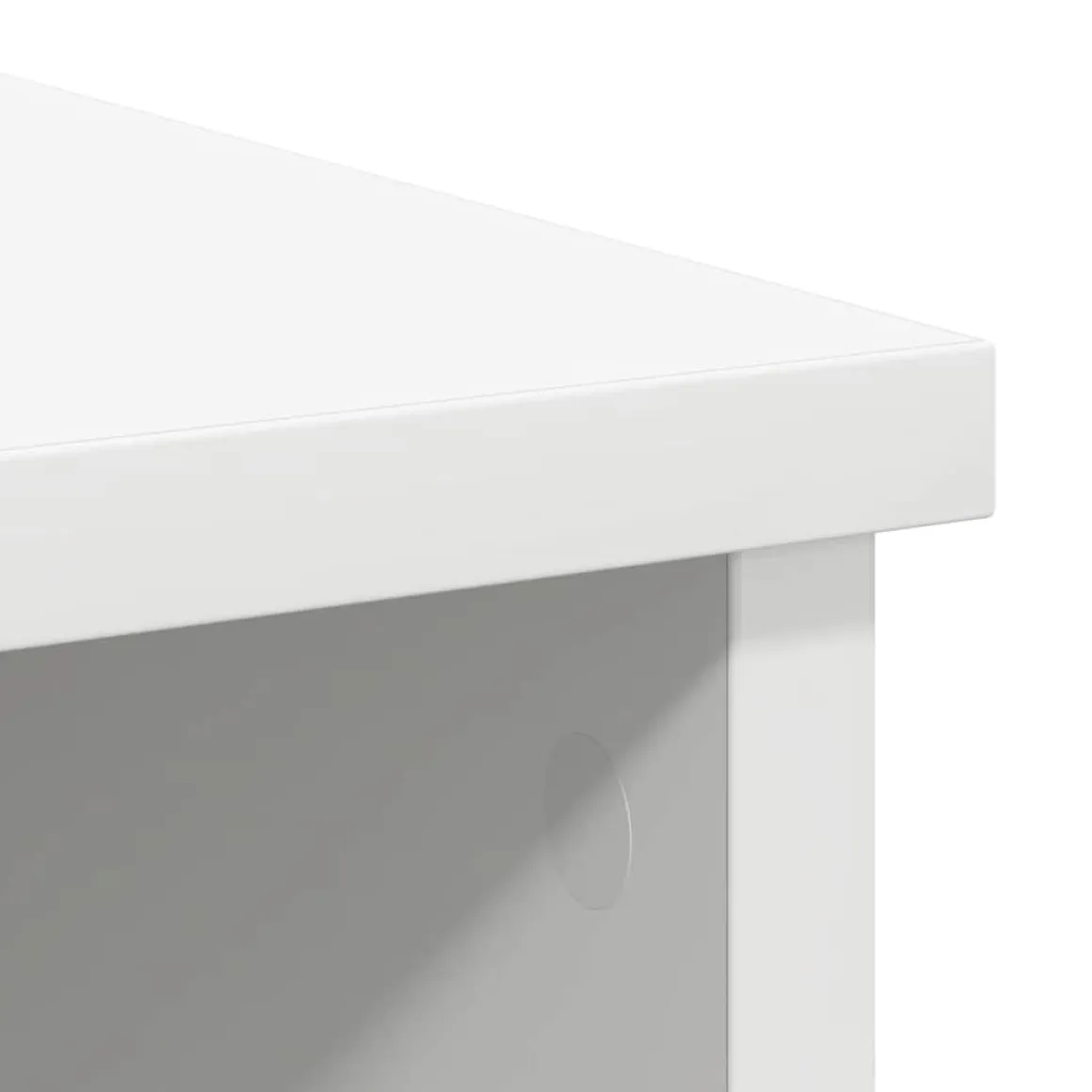 Aparador Tundra 4 compartimentos + cajón + puerta blanco 76x101x35 cm