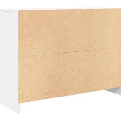 Aparador Tundra 4 compartimentos + cajón + puerta blanco 76x101x35 cm