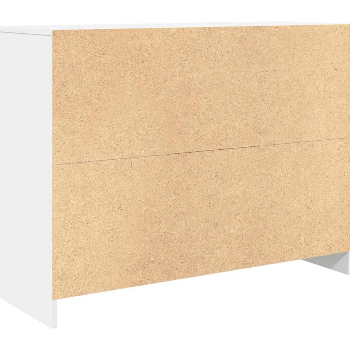 Aparador Tundra 4 compartimentos + cajón + puerta blanco 76x101x35 cm