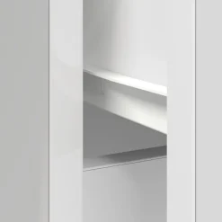 Aparador Tundra 4 compartimentos + cajón + puerta blanco 76x101x35 cm