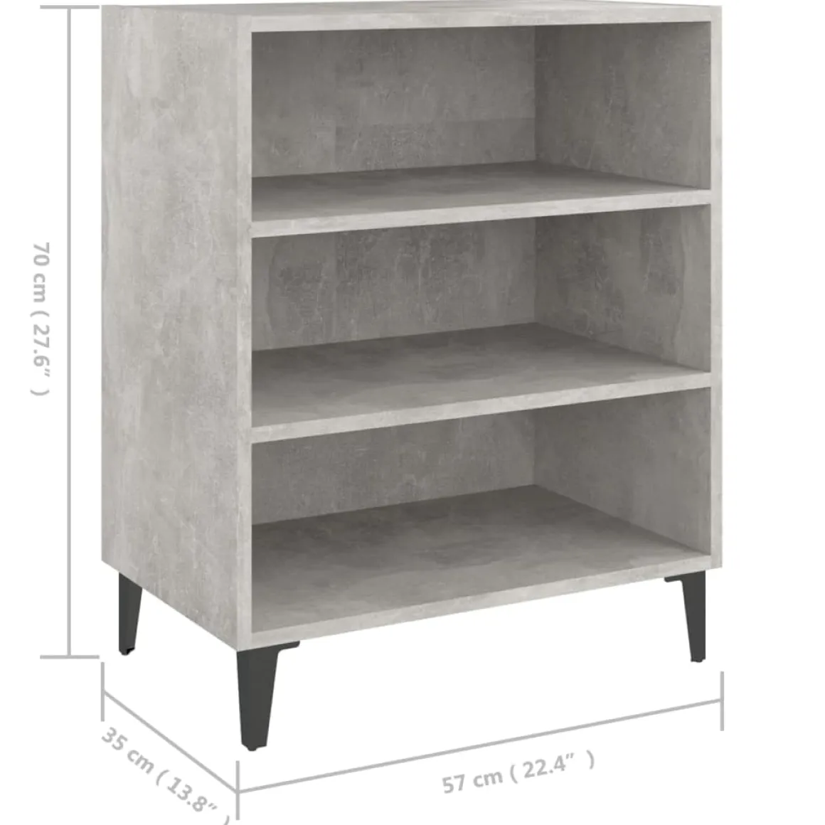 Aparador Urban Loft 70x57x35 cm