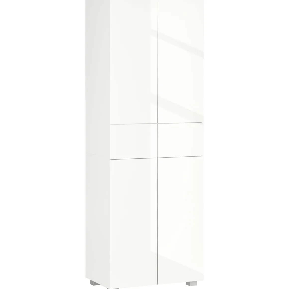Aparador Viento Homcom 4 puertas + 2 cajones blanco 170x60x35 cm