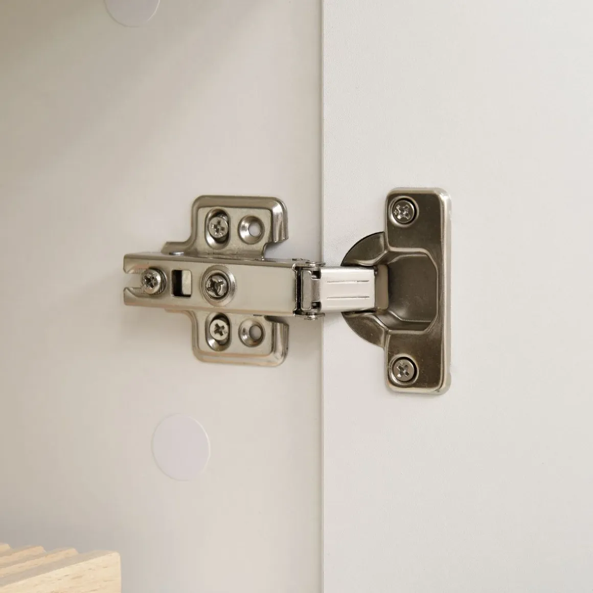 Aparador Viento Homcom 4 puertas + 2 cajones blanco 170x60x35 cm
