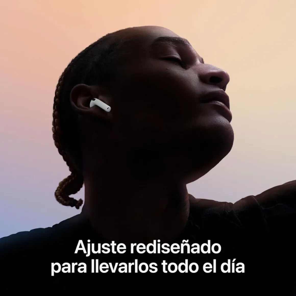 Apple Airpods 4 MXP63ZM/A diseño inalámbrico Bluetooth 5.3 con estuche de carga blanco