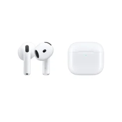 Apple Airpods 4 MXP63ZM/A diseño inalámbrico Bluetooth 5.3 con estuche de carga blanco