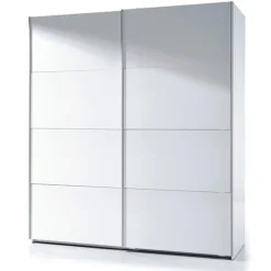 Armario Arya 2 puertas correderas blanco Artik 200x150x60 cm