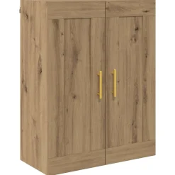 Armario auxiliar Mercedes 4 puertas + 2 cajones roble 180x69,5x34 cm