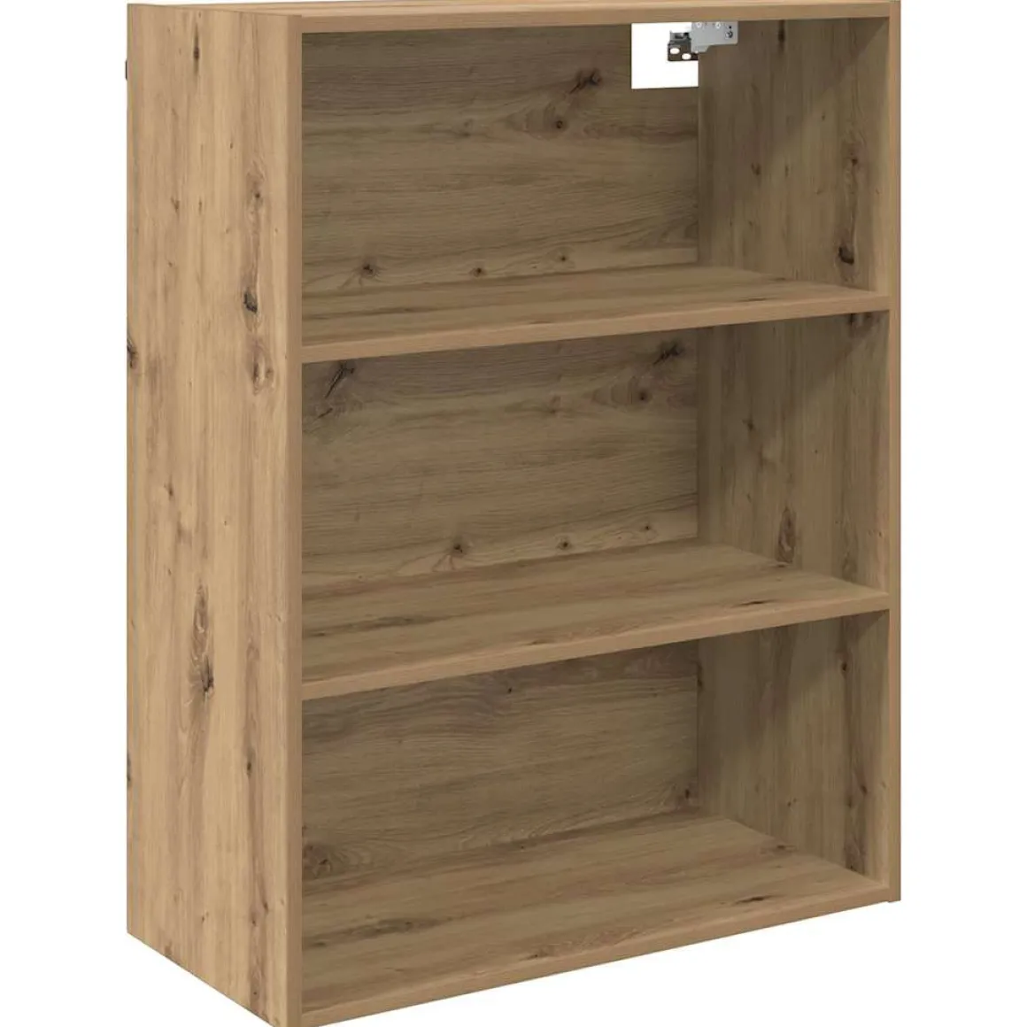 Armario auxiliar Nuria 2 puertas + 3 estantes roble 180x69,5x34 cm