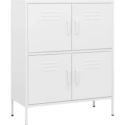 Armario auxiliar Offix 4 puertas con 2 estantes 101,5x80x35 cm