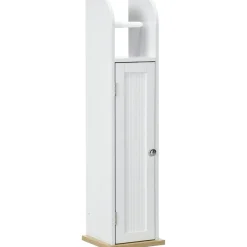 Armario auxiliar Turhe 3 compartimentos blanco 80x20x20 cm