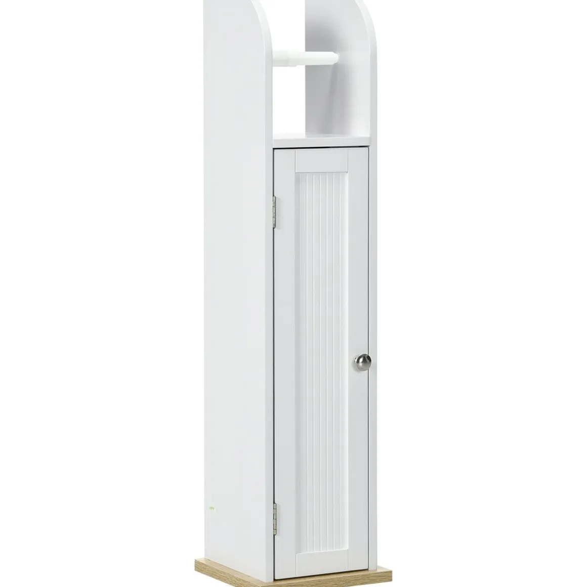 Armario auxiliar Turhe 3 compartimentos blanco 80x20x20 cm