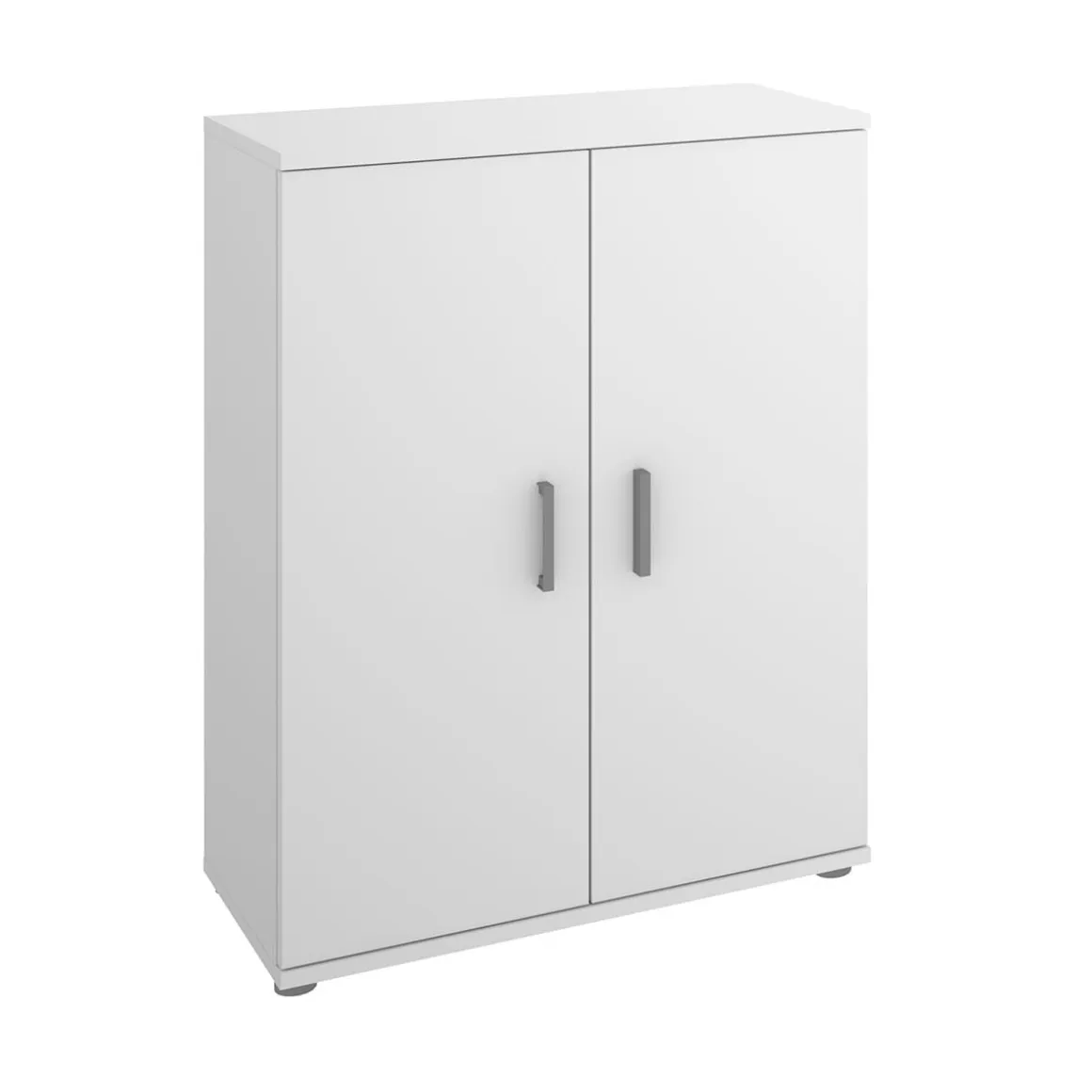 Armario bajo Fit 2 puertas 2 estantes blanco 83,8x60,9x35 cm
