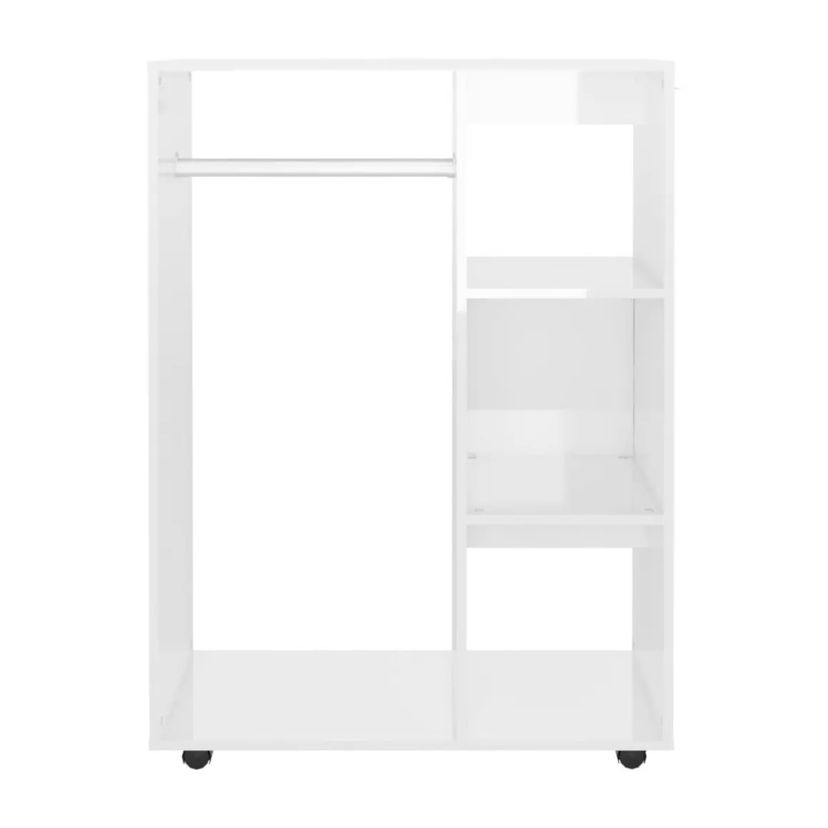 Armario Cavolo diseño sin puertas con ruedas 110x80x40 cm