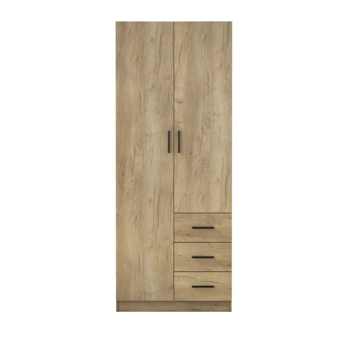 Armario Colorado 2 puertas con 3 cajones 200x80x58 cm