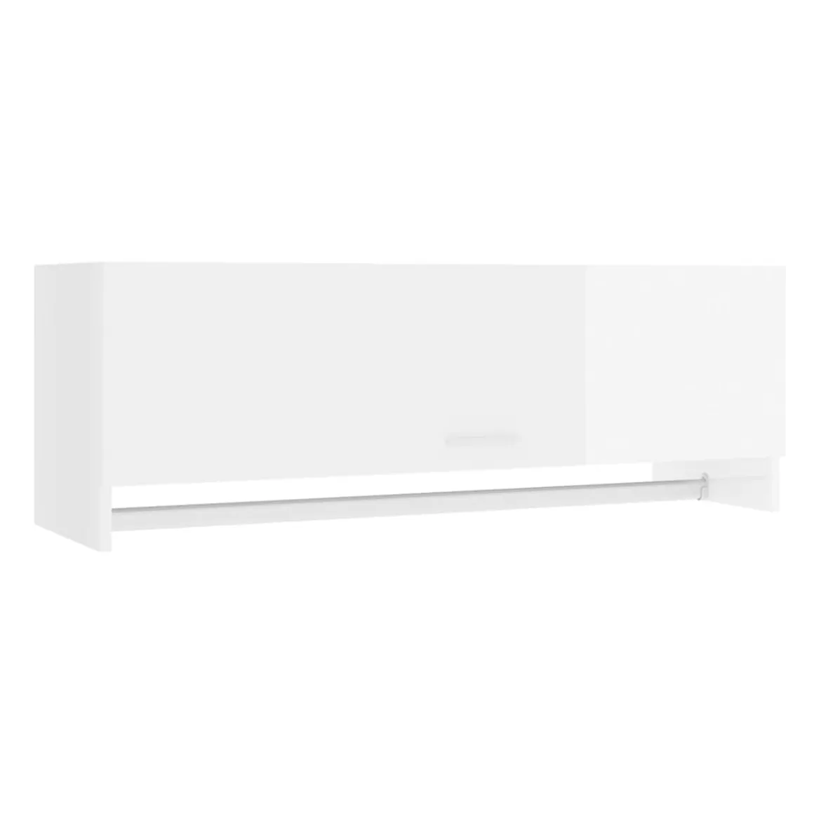 Armario compacto Apolo 1 puerta + 1 barra para colgar 35x100x32,5 cm