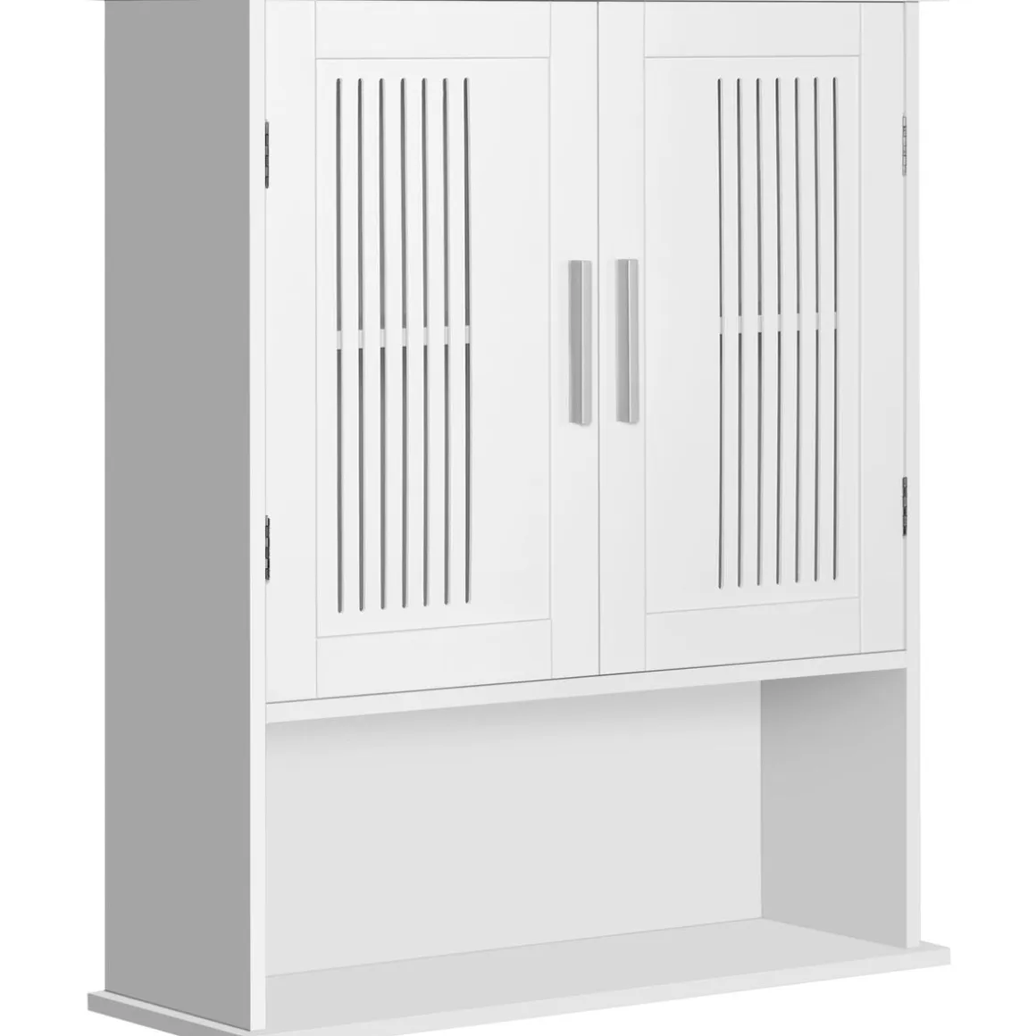 Armario de baño Clara Kleankin 2 puertas con estante blanco 70x60x20 cm