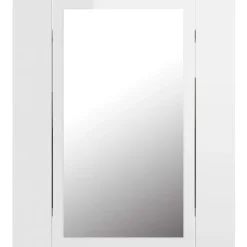 Armario de baño con espejo Rimini con luz LED 45x40x12 cm