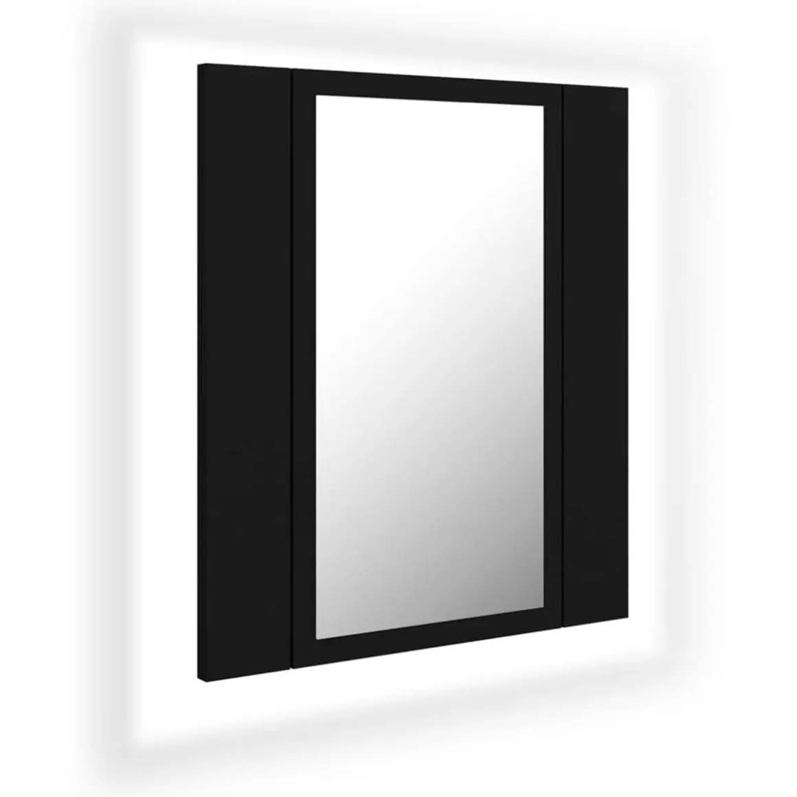 Armario de baño con espejo Rimini con luz LED 45x40x12 cm