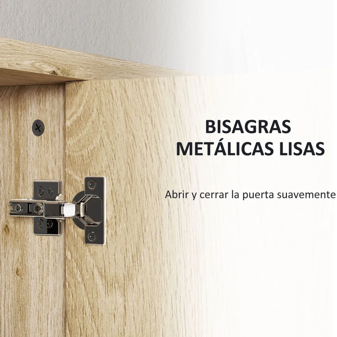 Armario de baño Katie Homcom con espejo 60x60x20
