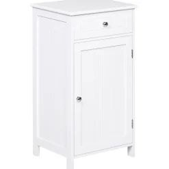 Armario de baño Ocean Kleankin 1 cajon + 1 puerta blanco 77x43x34 cm
