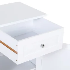 Armario de baño Ocean Kleankin 1 cajon + 1 puerta blanco 77x43x34 cm