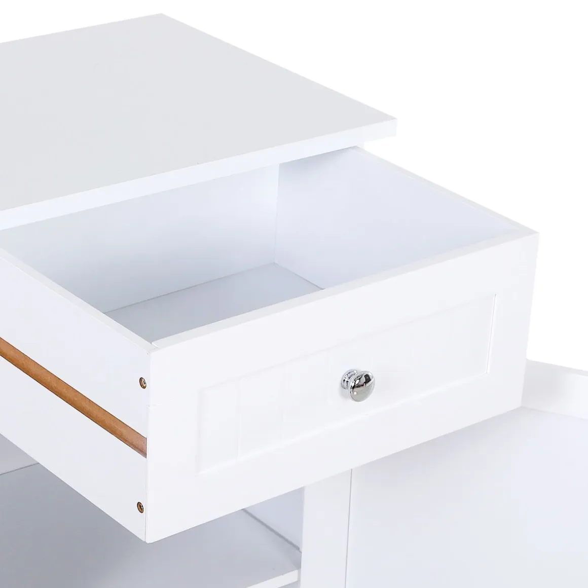 Armario de baño Ocean Kleankin 1 cajon + 1 puerta blanco 77x43x34 cm