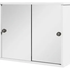 Armario de baño Purpurita Kleankin con espejo blanco brillo 45x55x15 cm