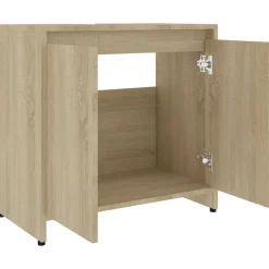 Armario de baño San Vicente madera roble claro 61x60x33 cm