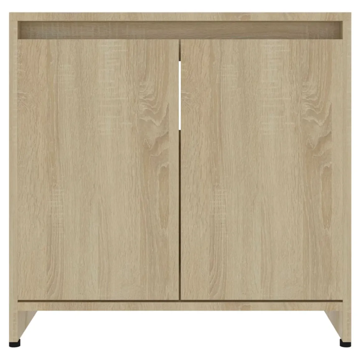 Armario de baño San Vicente madera roble claro 61x60x33 cm