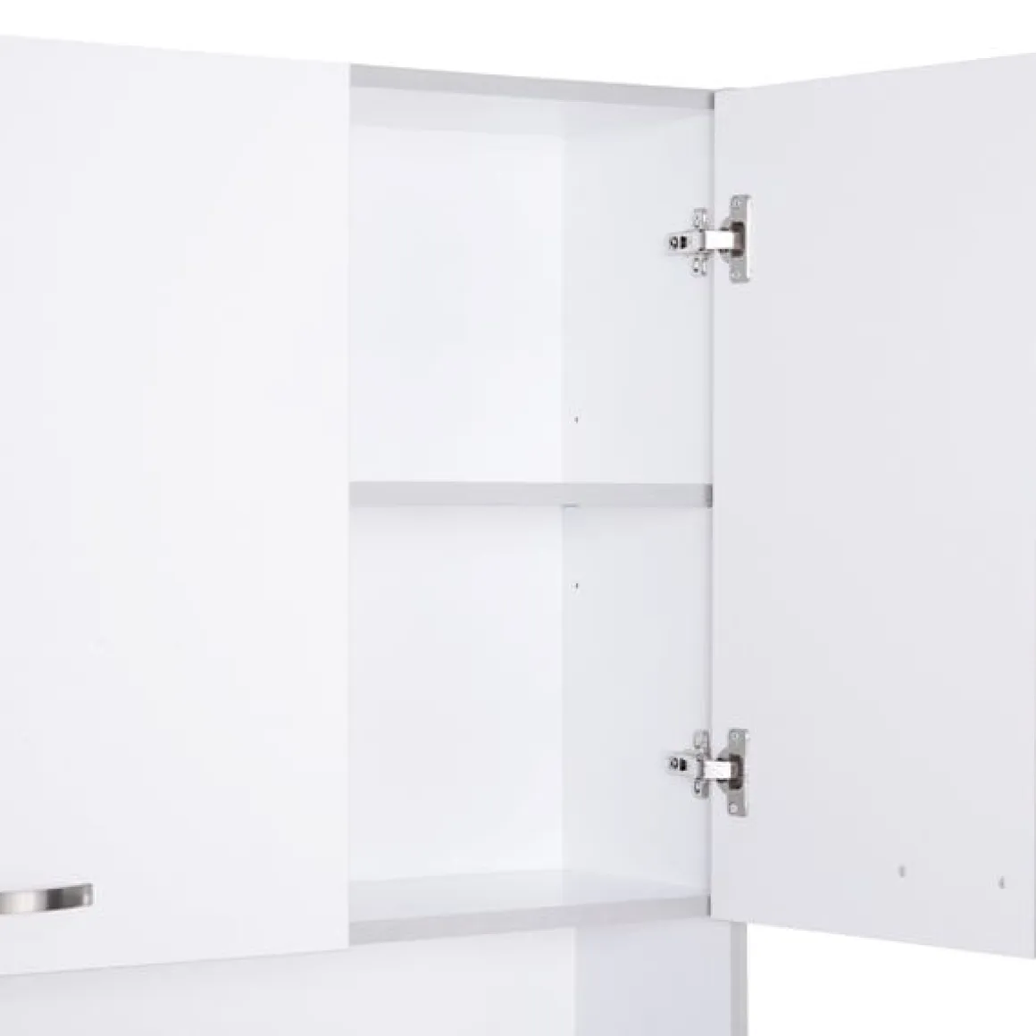 Armario de cocina Homcom 6 puertas+cajón blanco/gris 180x101x39 cm