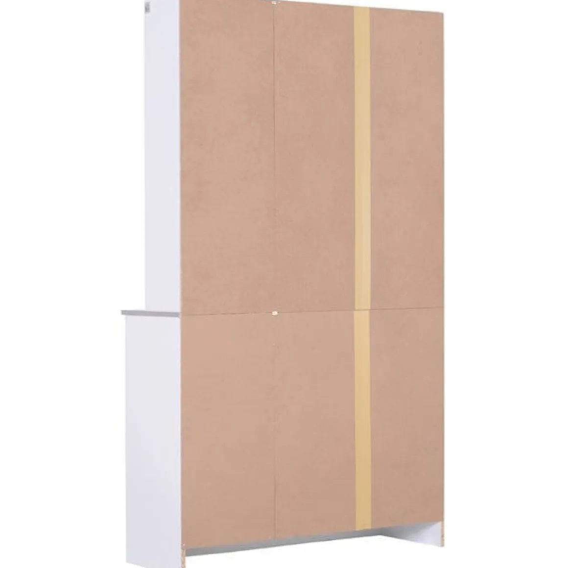Armario de cocina Homcom 6 puertas+cajón blanco/gris 180x101x39 cm