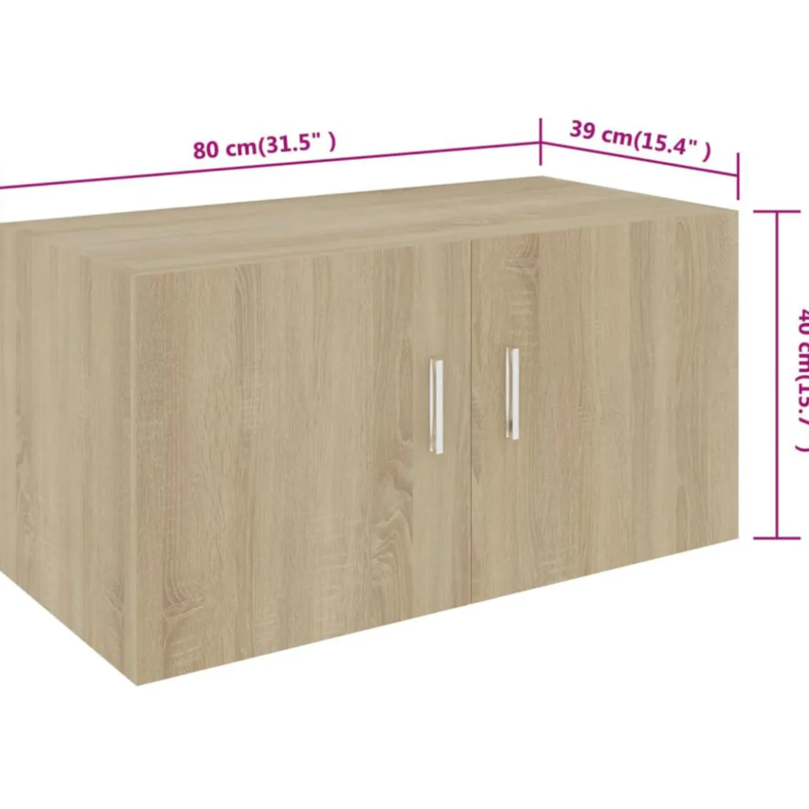 Armario de pared Bari 2 puertas 40x80x39 cm