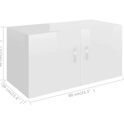 Armario de pared Bari 2 puertas 40x80x39 cm