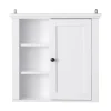 Armario de pared multifuncional blanco 50,5x14,5x53 cm