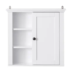Armario de pared multifuncional blanco 50,5x14,5x53 cm