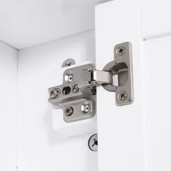 Armario de pared multifuncional blanco 50,5x14,5x53 cm