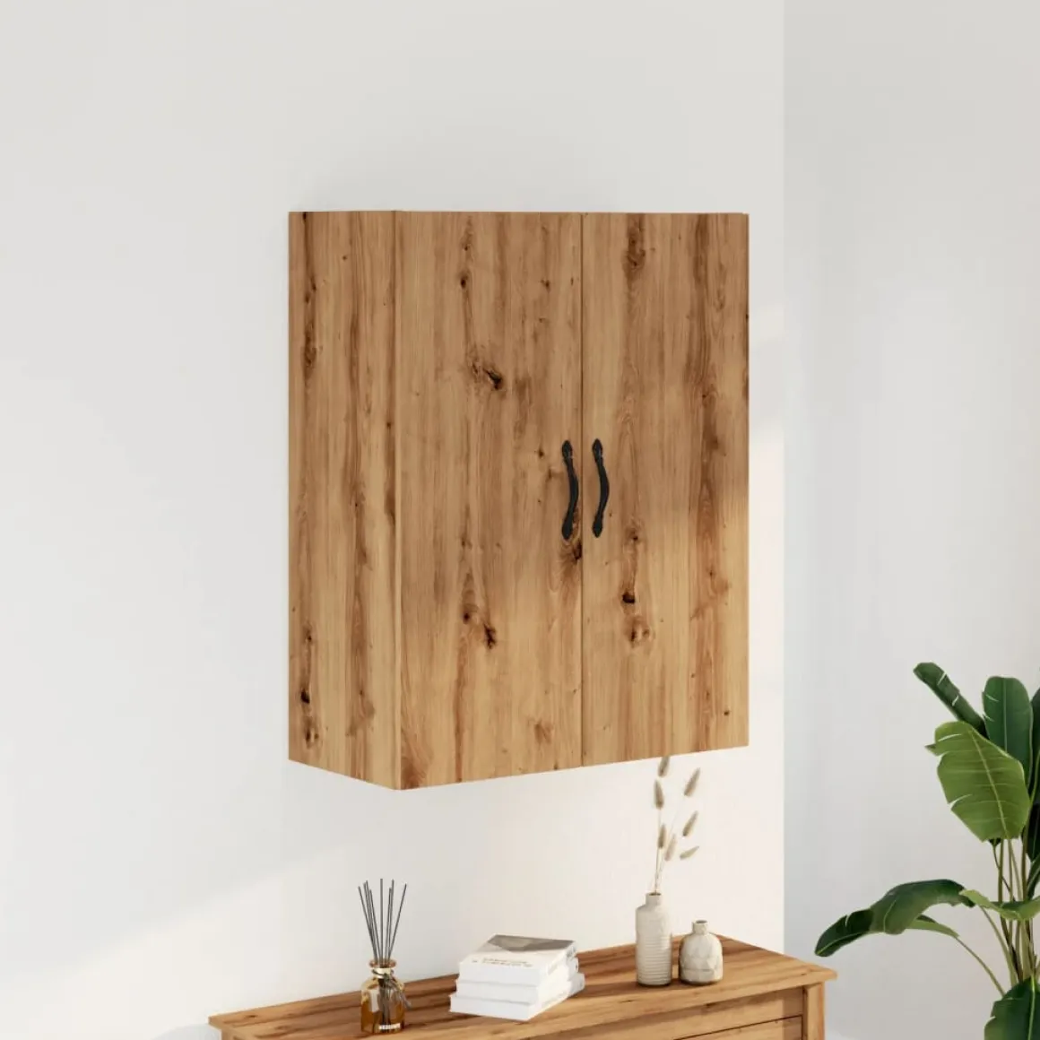 Armario de pared Ritta 2 puertas con estantes 90x69,5x34 cm
