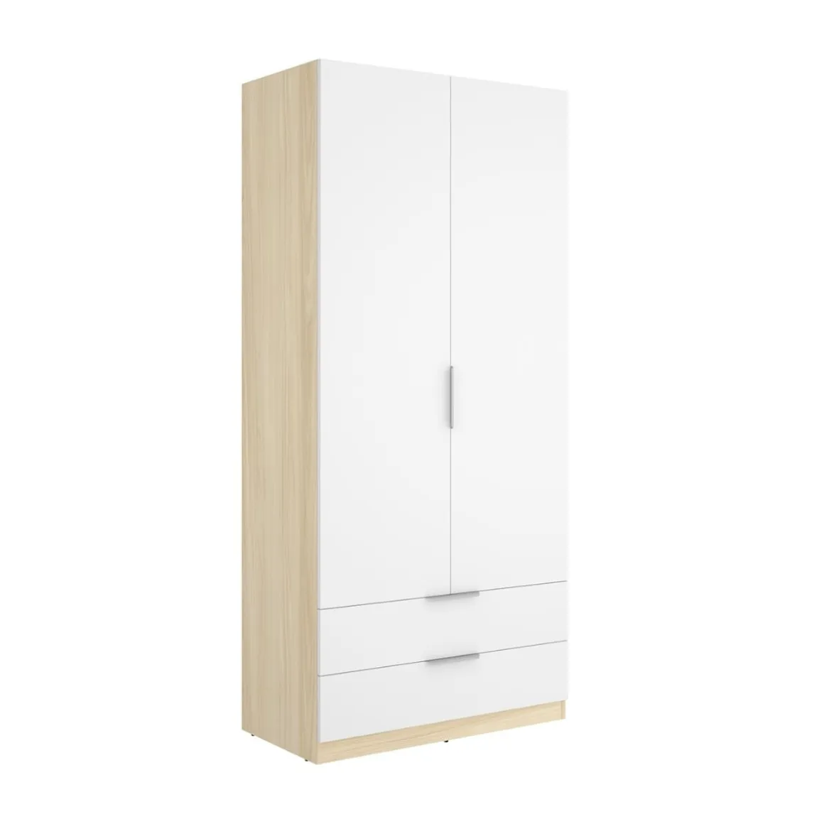 Armario Emax 2 puertas batientes y 2 cajones 203,5x91x51,4 cm