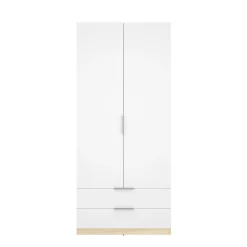 Armario Emax 2 puertas batientes y 2 cajones 203,5x91x51,4 cm