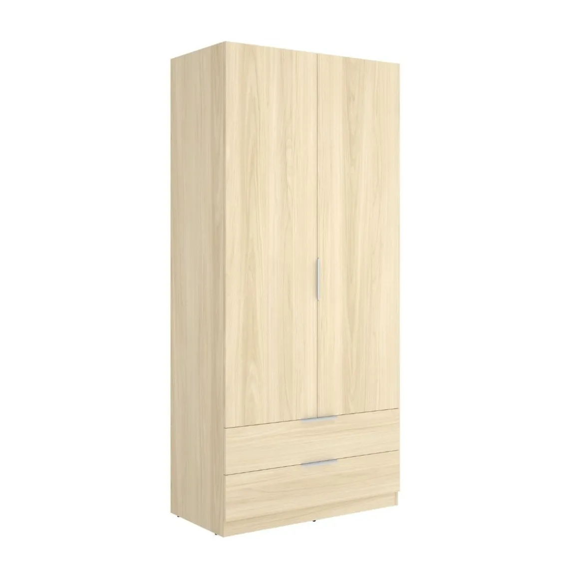 Armario Emax 2 puertas batientes y 2 cajones 203,5x91x51,4 cm