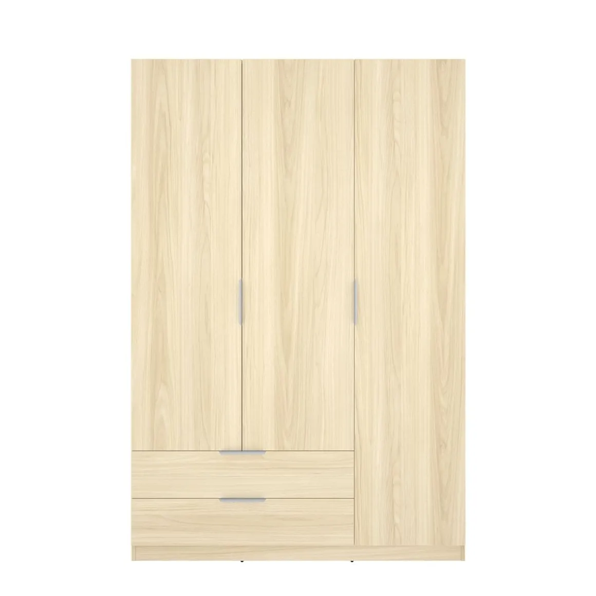 Armario Emax 3 puertas con 2 cajones 203,5x136,6x51,4 cm