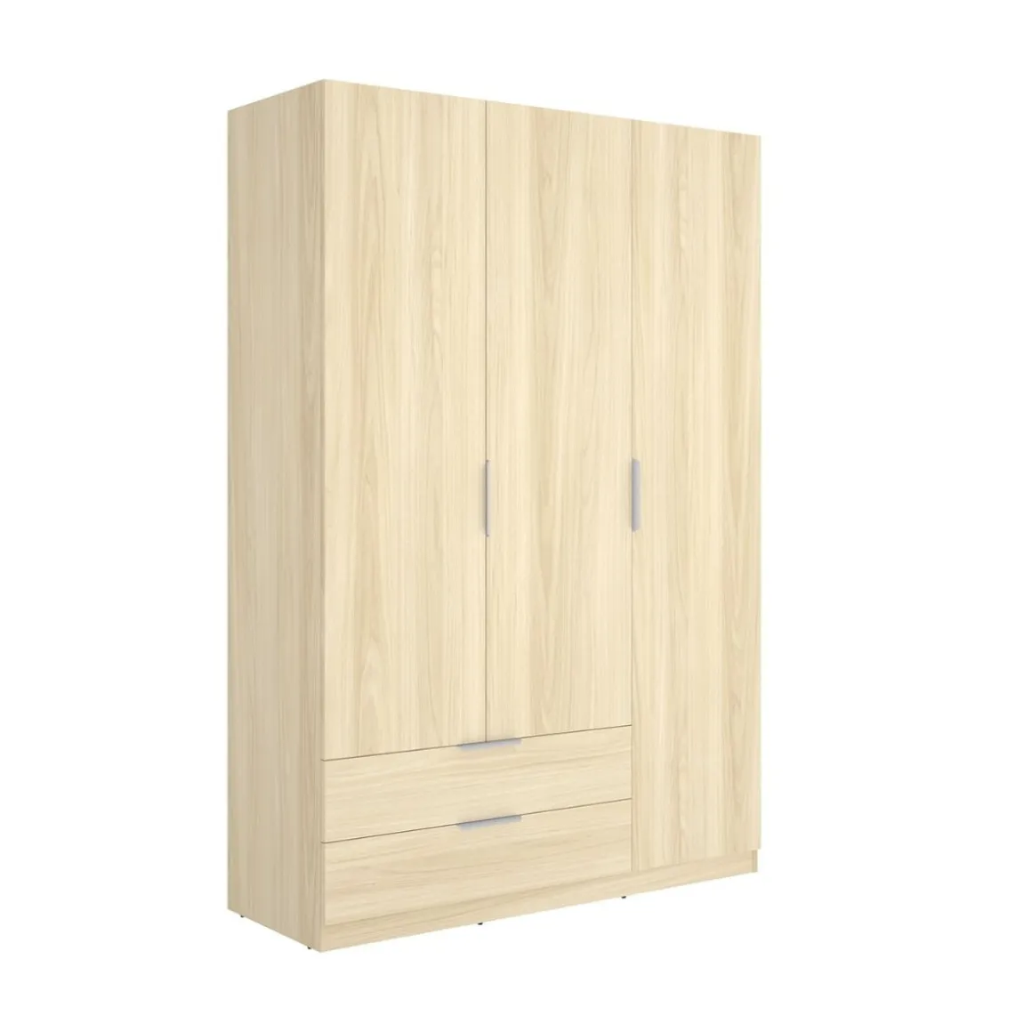 Armario Emax 3 puertas con 2 cajones 203,5x136,6x51,4 cm