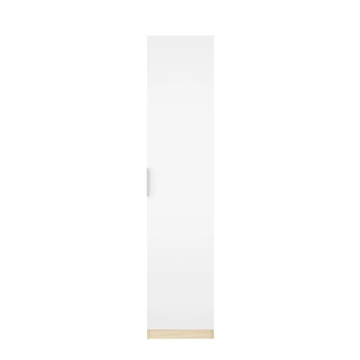 Armario Emax una puerta con barra y 2 estantes 203,5x45,5x51 cm