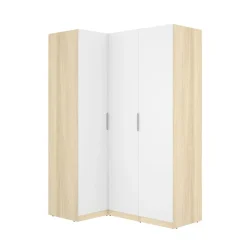 Armario esquinero Emax 3 puertas 203,5x142,4x95 cm