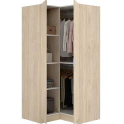 Armario esquinero Essen 2 puertas 184,2x92,5x90,5 cm