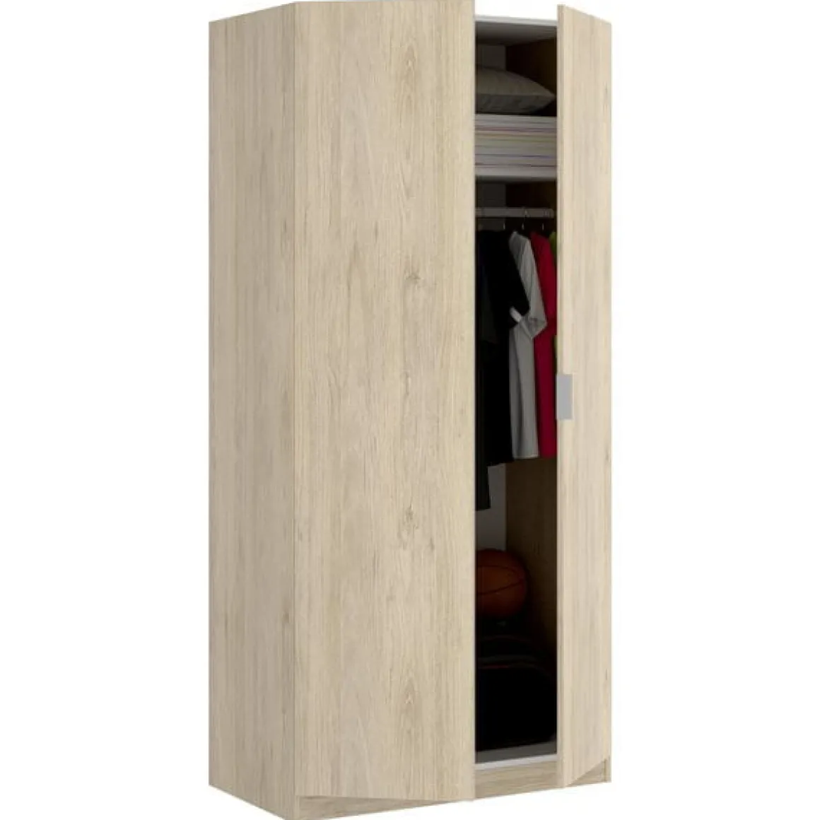Armario Essen 2 puertas abatibles 184x81x52