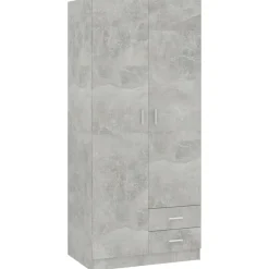 Armario Kei 2 puertas + 2 cajones 180x80x52 cm